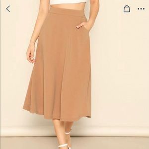 Beige Skirt